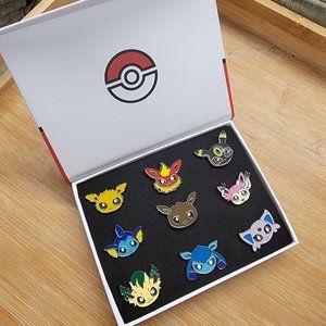 Pokémon Eeveelution (Eevee Evolution) Pin Set in Gift Box